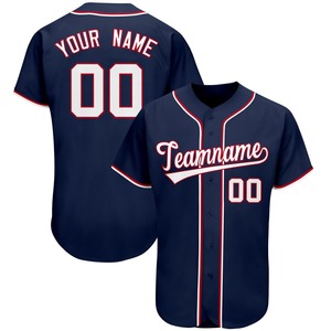 New High Quality Digital Print Heat-Transfer Baseball Uniform Sets Plus Size V Neck Short Sleeve 100% Polyester Dryfit - Product Image 1