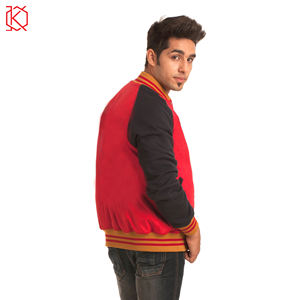 Chaquetas universitarias para hombre con logotipo personalizado, chaquetas universitarias de talla grande con proceso de abrigo sin cuello y diseño liso, venta al por mayor - Product Image 6