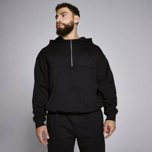 Wholesale Custom Made High Quality <b>Black</b> Color 100% Cotton Men's <b>Hoodie</b> Pocket Design Screen Printing Pullover <b>Hoodie</b> For Men - Product Image 1