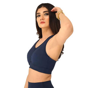 ยกทรงกีฬาสำหรับผู้หญิงเสื้อชั้นใน100% ชุดฝึกออกกำลังกายเล่นโยคะทำจากโพลีเอสเตอร์ - Product Image 4