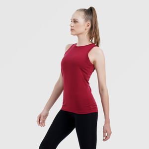 Débardeur streetwear uni à col rond pour femmes, tenue décontracté, débardeur de haute qualité à bas prix pour femmes - Product Image 3
