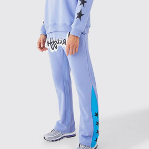 Combinaison de pyjama pour homme en molleton imprimé à carreaux à manches longues et col en V avec cordon de serrage, style décontracté, 100% coton, pour l'automne et l'hiver - Product Image 3