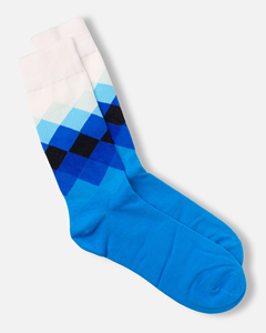 ถุงเท้ากันลื่นของผู้ชายออกแบบได้ตามต้องการลายเพชรสีจางสำหรับใช้ในชีวิตประจำวันและของขวัญวันหยุด - Product Image 2