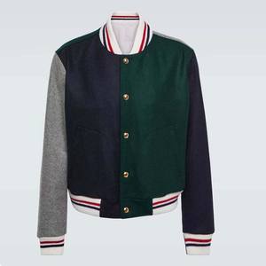 Gran oferta, recién llegado, chaqueta con letras para hombre, superventas, logotipo impreso personalizado, último diseño, chaquetas de béisbol para hombre, Color de contraste - Product Image 1