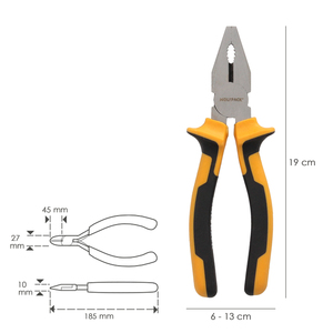 Alicates Universali 175 mm. Acciaio DIN 5746 - Product Image 2