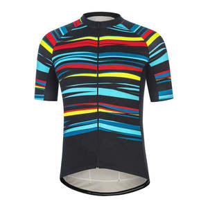 Maillot de cyclisme blanc professionnel unique pour hommes Maillot de cyclisme à fermeture éclair complète Design personnalisé Vêtements de cyclisme pour hommes Uniforme - Product Image 5
