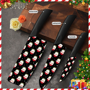 มีดเชฟจัดส่งเร็ว ใบมีดเซรามิกสั่งทำ ด้ามพลาสติก อุปกรณ์ครัว คุณภาพสูง ราคาโรงงาน - Product Image 4