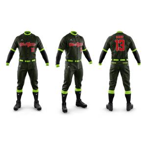 Vêtements de sport les plus vendus Uniforme de baseball Imprimé Personnalisé Qualité Polyester Évacuation de l'humidité Uniformes de softball personnalisables - Product Image 1