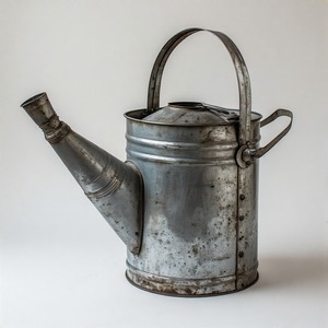 AntiqueVale foyer à bol profond avec piédestal en fer surélevé Rustic Free Metal Iron Warm Black Coated Garden Suppler - Product Image 1