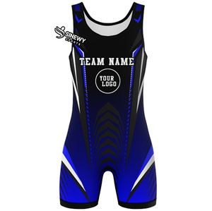Singlet de Lucha Personalizado Sublimado al por Mayor para Niñas, Singlet de Lucha para Recaudación de Fondos para Hombres - Product Image 1
