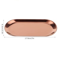 Plats et plateaux rectangulaires élégants en acier inoxydable, émaillés à la main, compatibles lave-vaisselle, écologiques, design moderne, en stock
