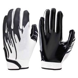 Gants de football américain 2025 Nouvelle arrivée Gants de réception de football pour jeunes/adultes Design personnalisé avec logo personnalisé Gants de réception - Product Image 1