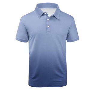 Camisa informal de manga corta de alta calidad para hombre Impresión de algodón Tallas grandes Polos de secado rápido 200g Servicio OEM ODM - Product Image 1