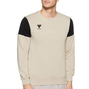 Streetwear Long Sleeve Crew Neck <b>Sweatshirt</b> For Solid Printed Logo <b>Fleece</b> 100% Cotton Casual Wear <b>Sweatshirts</b> - Product Image 1