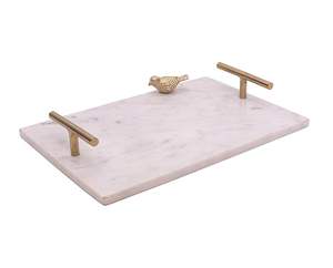 Plateau de service élégant en marbre, moderne et luxueux, idéal pour la restauration, l'hôtellerie et la maison – Meilleures ventes 2026 - Product Image 4