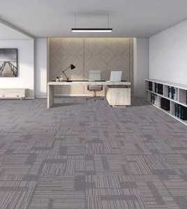 Facile à installer <span class=keywords><strong>Tapis</strong></span> de sol de luxe pour bureaux Carreau de moquette commercial <span class=keywords><strong>carré</strong></span> de haute qualité 50x50 en stock - Product Image 5
