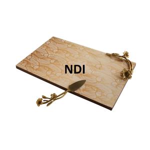 Vajilla Decoración de mesa Bandeja de servicio Cocina Catering Desayuno usado Bandeja de servidor de alimentos Esmalte Acabado Bandeja de servicio - Product Image 5