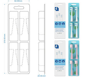 OEM y ODM Personalizar Oral Plastic Sonic Care Reemplazo extraíble Cabezal de cepillo de dientes eléctrico - Product Image 3
