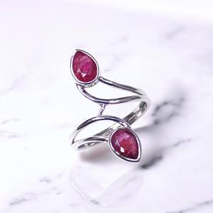 Anillos de Plata de Ley 925 con piedras preciosas naturales, accesorios de joyería fina elegantes, anillos hechos a mano, joyería al por mayor a granel - Product Image 4