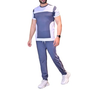 Nouveau design de corset de fitness deux pièces en molleton pour hommes, avec fermeture à glissière, logo personnalisé, survêtement uni pour adultes - Product Image 4