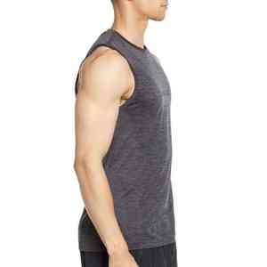 Débardeur décontracté pour hommes, respirant et confortable, en maille tissée, pour les activités ou les loisirs, doux au toucher, extensible, sans manches. - Product Image 4