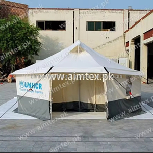 Venta al por mayor tienda de campaña familiar 23m2 tamaño largo transpirable bajo precio diseño personalizado tienda de campaña familiar de calidad superior para la salida - Product Image 1