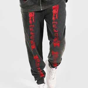 ชุดสูทขาตรงมีฮู้ดและกางเกงวอร์มสำหรับผู้ชายชุดล้างกรดมีซิป2025 - Product Image 2