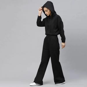 À la mode 2025 décontracté pull à capuche survêtements pour femmes Style solide hiver pantalons de survêtement survêtement survêtement avec Logo adultes - Product Image 4