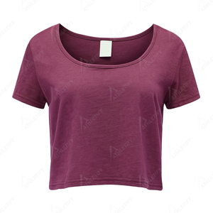 T-shirt en coton ample pour femmes, confortable, à manches courtes, décontracté, avec col rond, idéal pour l'été et le port quotidien. - Product Image 4