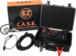 Tout nouveau EZ FLATE C.A.S.E. Compresseur d'air 12 volts intégré à un boîtier robuste, double compresseur 10,6 CFM, air tout-terrain - Product Image 2