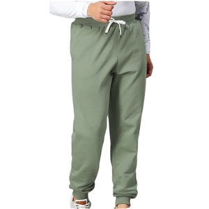 Pantalon de jogging unisexe personnalisé brodé, coupe oversize ample évasée, 100 % coton, motif droit - Pantalon de jogging tendance pour homme 2026 - Product Image 1