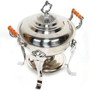 Réchaud en métal de qualité supérieure pour la restauration de grands événements et présentations de banquets avec un design élégant - Product Image 1