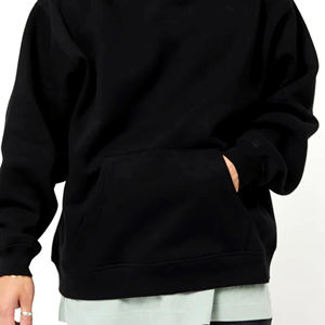 Hoodie d'hiver surdimensionné pour homme, style streetwear hip-hop de luxe, 100% coton, molleton épais, broderie personnalisable - Product Image 6