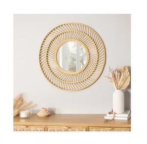 Direct Factory Sale 2025 Best Modern <b>Gold</b> Decor Metal Wall <b>Mirror</b> Shaped Golden Finished <b>Frame</b> Wall <b>Mirror</b> Wall Decor - Product Image 2