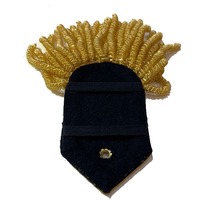 Uniforme ceremonial real bordado a mano de calidad Premium, charreteras de hombro, uniforme táctico de seda, Pin DE SEGURIDAD Vintage de alto rango