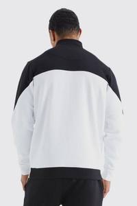 Sudadera para hombre Personalizada Calidad Premium 100% Algodón con cremallera cuello redondo manga completa fabricada por Huzaifa Products - Product Image 4