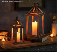 Lanterne en bois artisanale, Pâques, écologique, parfumée, durable, décoration d'intérieur, en gros