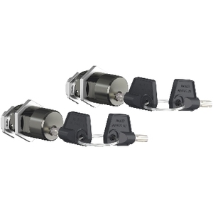 Per SCHNEIDER ELECTRIC LV864911SP Kit di Adattamento per Bloccaggio Telaio Apparecchiature Elettriche 2 Serrature Profalux 2 Chiavi Diverse per MTZ1 - Product Image 1