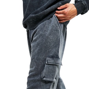 Pantalon de sport pour homme, délavé à l'acide, avec poches latérales, prix bas, style unique, pantalon délavé pour homme en vente en ligne - Product Image 6