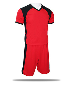Uniforme de fútbol personalizado conjunto para los hombres de poliéster transpirable equipo Jersey y pantalones cortos - Product Image 1