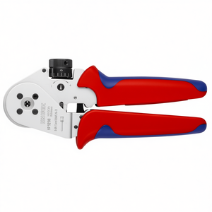 คีมย้ำสายไฟแบบสี่หัวจับของ Knipex สำหรับขั้วต่อแบบหมุน คีมย้ำสายไฟชุบโครเมียมพร้อมด้ามจับหลายส่วนประกอบ - Product Image 2