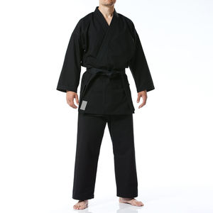 Venta al por mayor mejor calidad de artes marciales desgaste trajes de Karate conjuntos MMA hecho a medida OEM peso ligero 100% algodón hombres uniformes de karate - Product Image 3