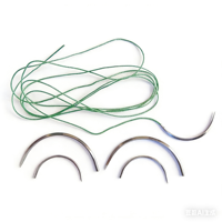 Sutures chirurgicales mixtes Poliglecaprone PGA Polyglactin, résorbables et non résorbables, stériles, pour usage vétérinaire chez les grands animaux
