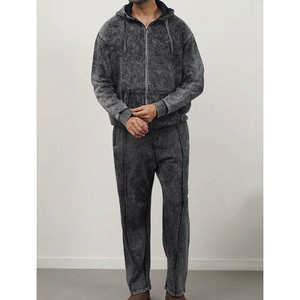Fabricants de vêtements de rue en coton épais épais Sweats à capuche personnalisés surdimensionnés Boxy pour hommes - Product Image 2