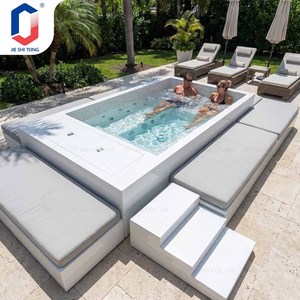 Custom Fiberglass Pool <b>Floor</b> <b>Sofa</b> Luxury Outdoor Sun Shelf Lounge for Family Swimming Pool Children UV Resistant pool - Product Image 1