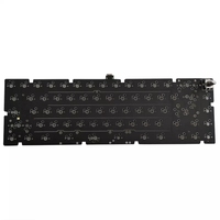 Harga pabrik RGB Hotswap QMK melalui papan ketik kustom Keyboard mekanik nirkabel PCB