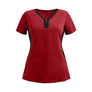 Diseño único Scrub Enfermera Uniforme médico Traje Mujeres Scrubs Uniformes Conjuntos Uniforme de enfermera de moda - Product Image 2