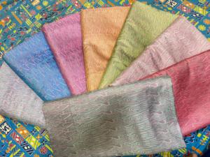 100% alta calidad Resham brocado Jacquard tejido lujoso SEDA-Bleed intrincado tela prendas impresas para uso étnico - Product Image 6