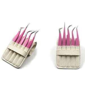 Pinzas de Extensión de Pestañas SEVMEK SURGICAL SS-ET-062 Personalizadas de Acero Inoxidable de 10 mm Antimagnéticas con Punta Afilada y Cola en Forma de Corazón - Product Image 1