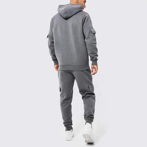 Survêtement décontracté en coton de haute qualité pour hommes, nouveau modèle tendance, respirant, pour l'hiver, avec logo personnalisé, survêtement pour hommes - Product Image 4